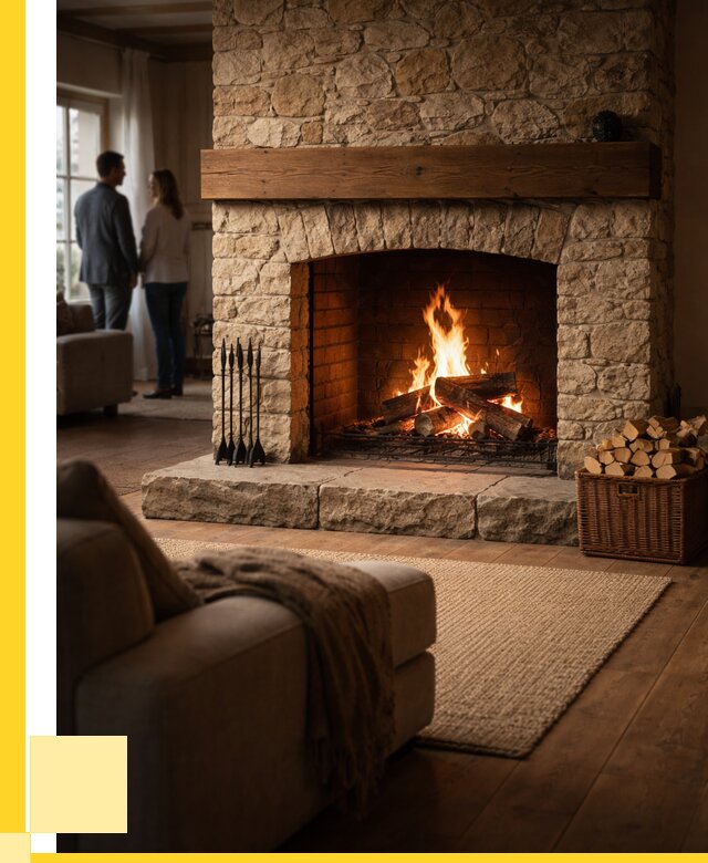 Открытые камины под ключ в Киселёвске от 154215 р. ЭриданКис