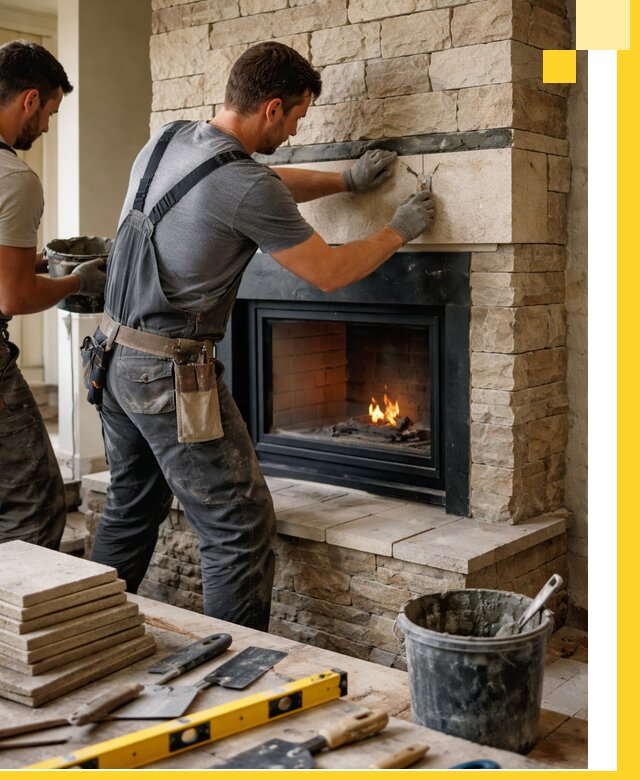 Проектирование и установка открытых каминов в Киселёвске