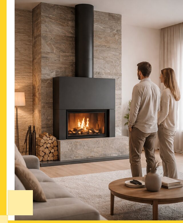 Закрытые камины под ключ в Киселёвске от 123372 р., ЭриданКис