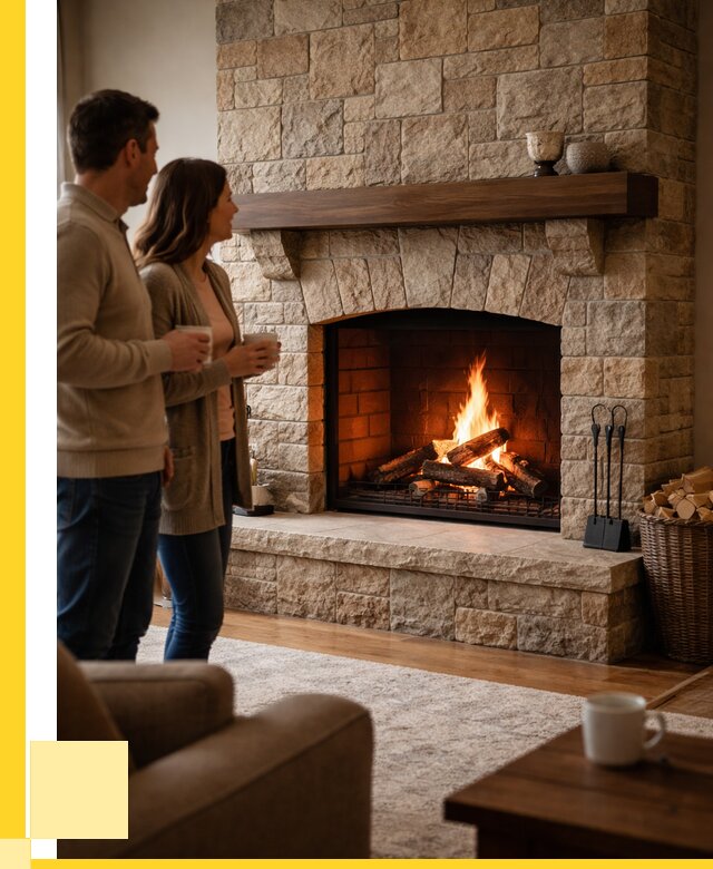 Каменные камины на заказ в Киселёвске от 185058 р. | ЭриданКис