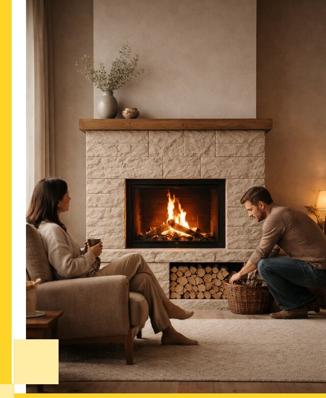 Камины для дома в Киселёвске под ключ от 154215 р. | ЭриданКис