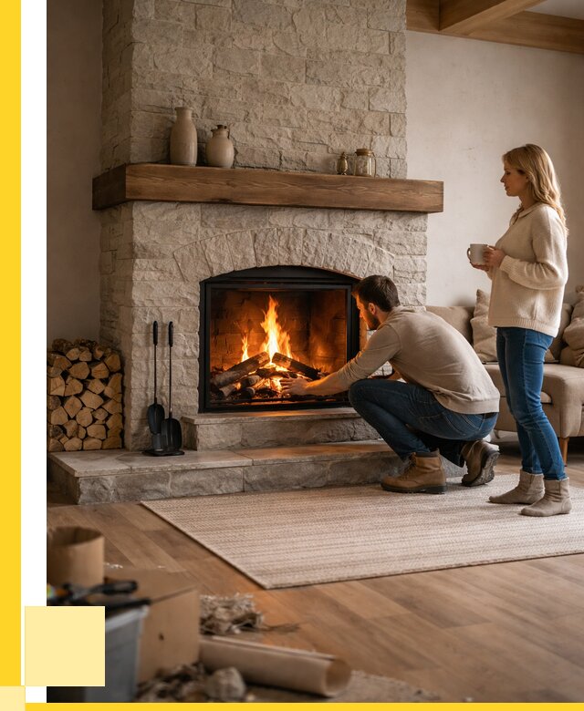 Камины для загородного дома в Киселёвске от 359835 р., ЭриданКис