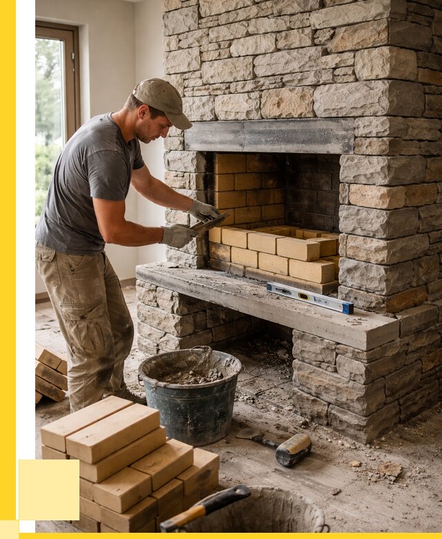 Кладка каминов и камина в Киселёвске от 25703 р. ЭриданКис