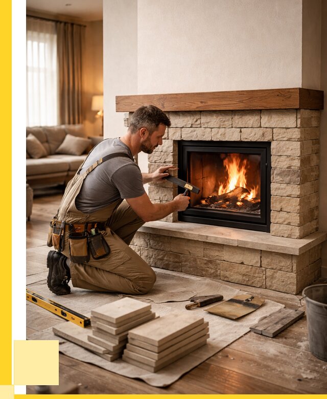 Строительство каминов в Киселёвске от 154215 р., ЭриданКис - под ключ