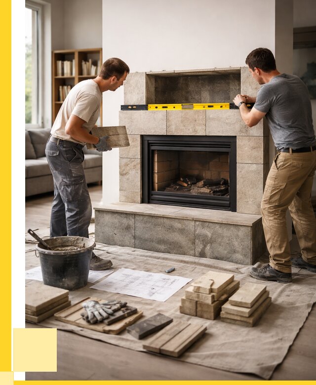 Монтаж каминов и установка в Киселёвске от 46265 р. | ЭриданКис