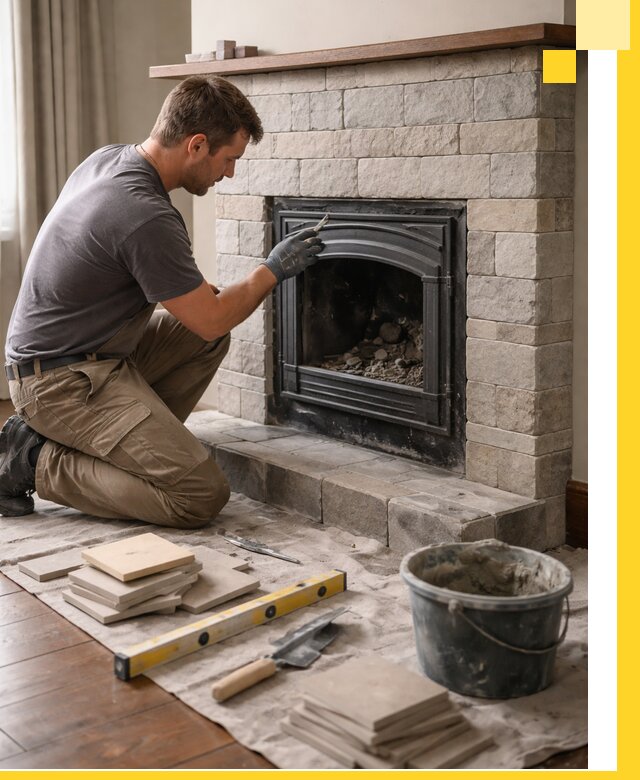 Профессиональный ремонт каминов в Киселёвске восстановление и сервис