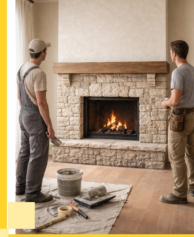 Отделка каминов в Киселёвске от 6683 р. под ключ | ЭриданКис