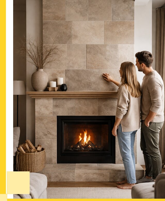 Облицовка каминов керамогранитом в Киселёвске от 4626 р. | ЭриданКис