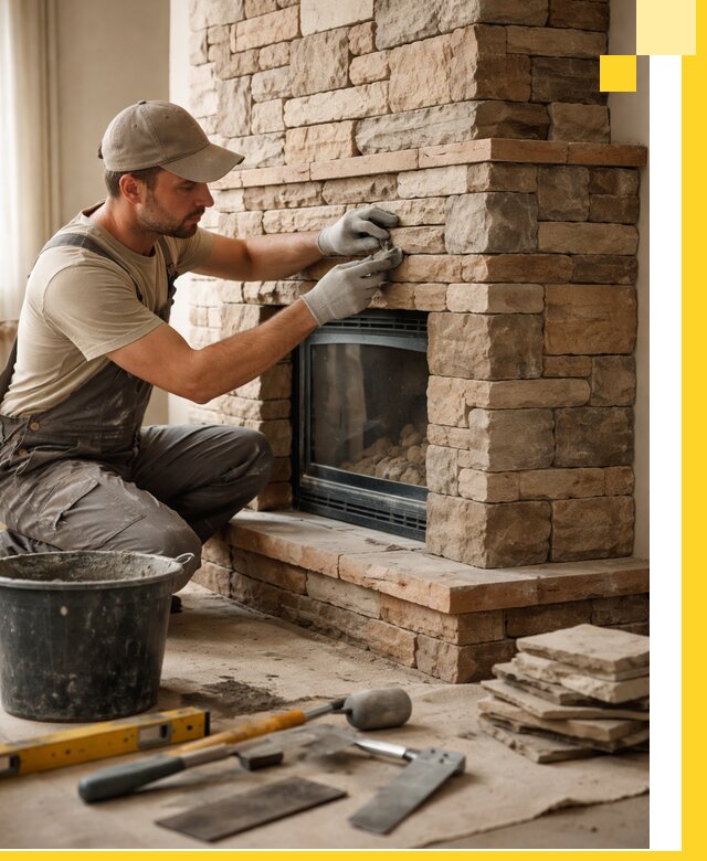 Проектирование и установка печей-каминов под ключ в Киселёвске