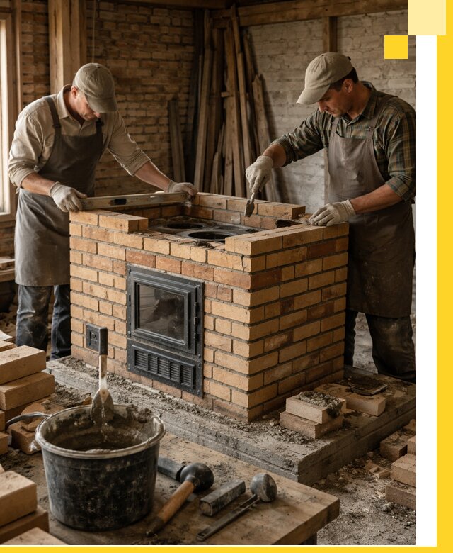 Изготовление и установка варочных печей под ключ в Киселёвске