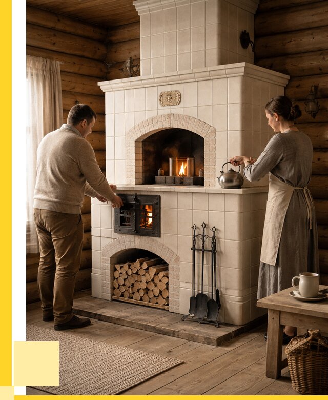 Русские печи в Киселёвске: установка от 154215 р. ЭриданКис