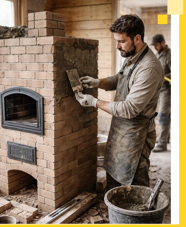 Изготовление и установка печей-шведок под ключ в Киселёвске