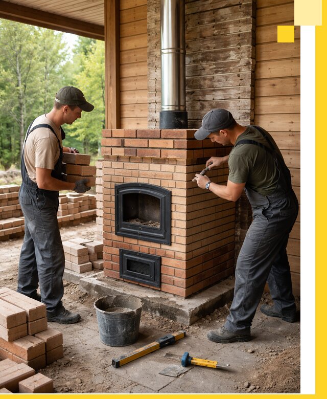 Производство и установка дачных печей под ключ в Киселёвске