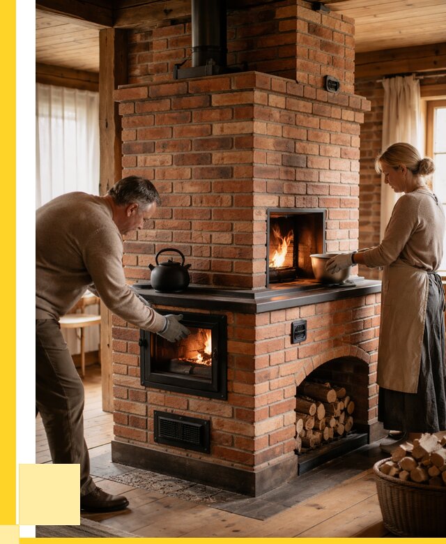 Печи для загородного дома под ключ в Киселёвске от 82248 р. | ЭриданКис