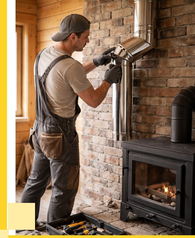 Монтаж дымоходов для печей в Киселёвске от 7711 р. | ЭриданКис