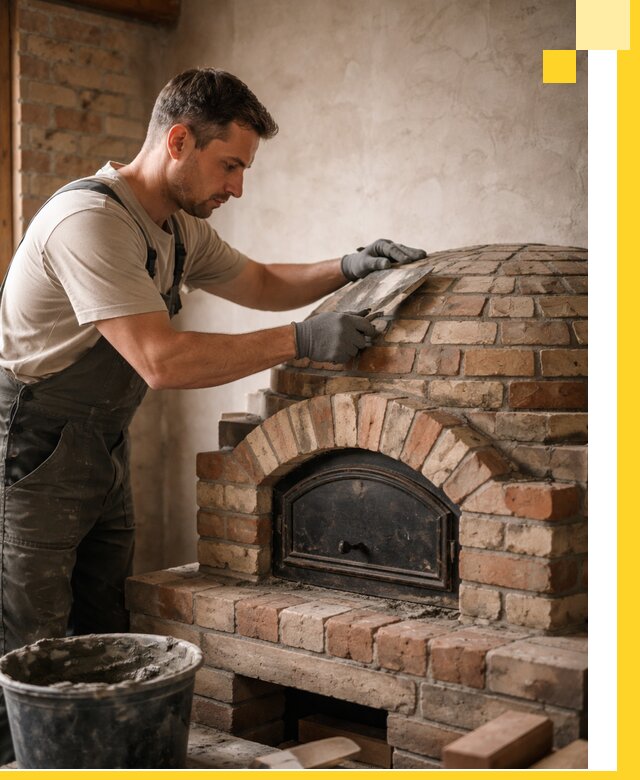 Изготовление и монтаж помпейских печей на заказ в Киселёвске