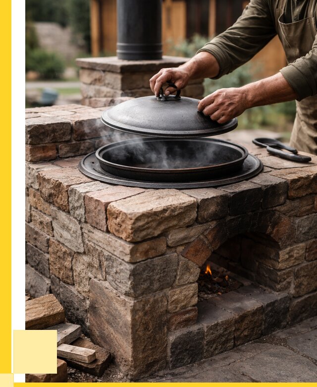 Печи для казана в Киселёвске по цене от 18506 р. | ЭриданКис