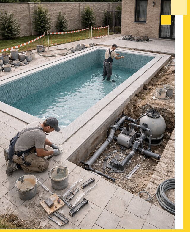 Строительство бассейнов под ключ в Киселёвске: проекты и монтаж