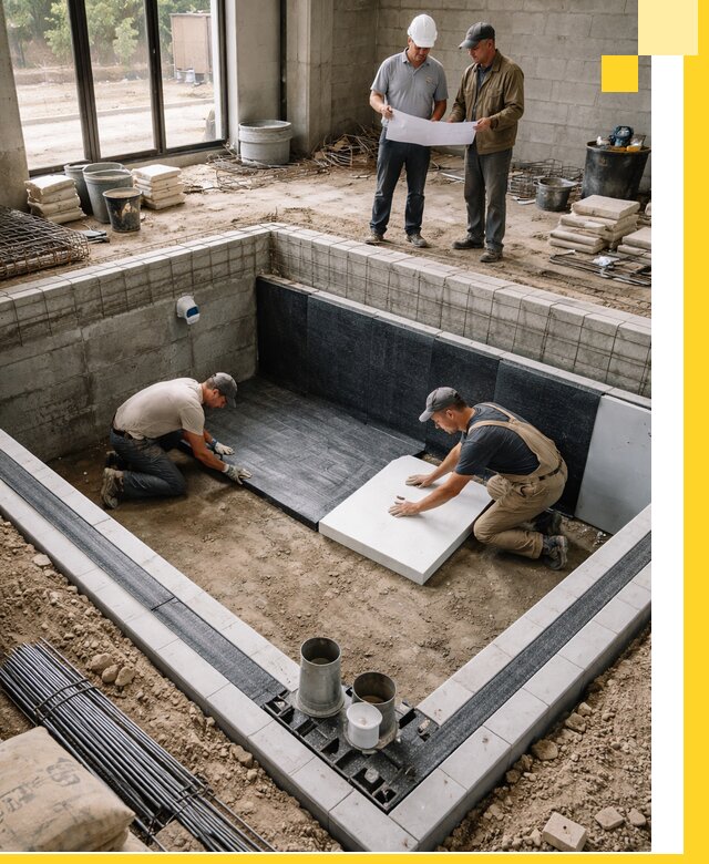 Проекты частных и общественных бассейнов под ключ в Киселёвске