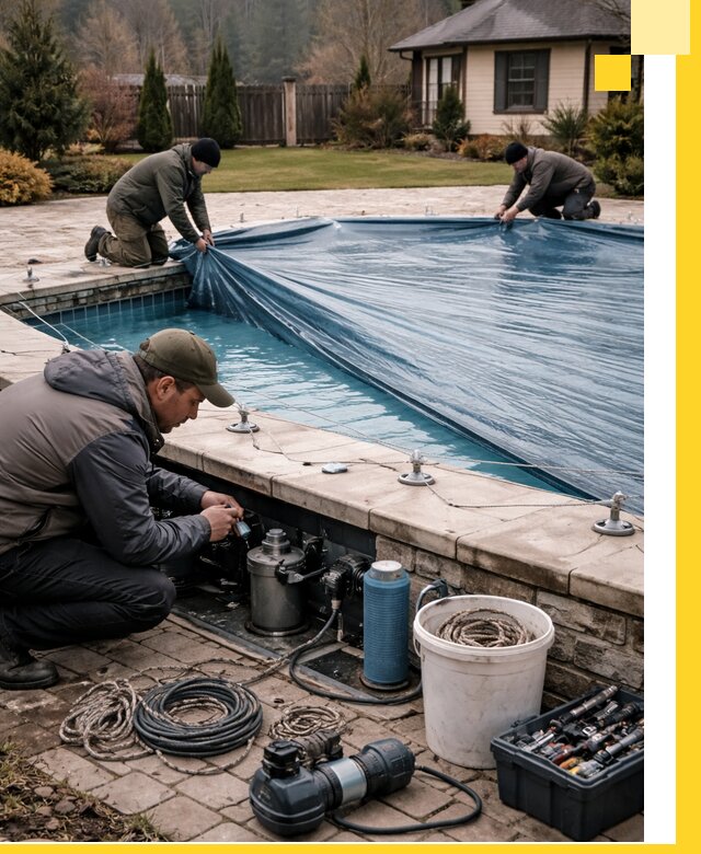 Консервация бассейнов в Киселёвске: подготовка к длительному хранению