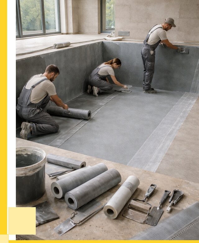 Гидроизоляция бассейнов в Киселёвске от 2056 р., ЭриданКис