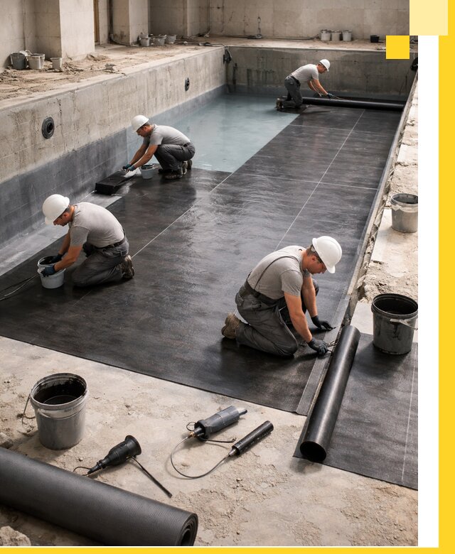 Профессиональная гидроизоляция бассейнов и чаш в Киселёвске под ключ