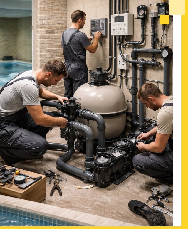 Комплексное оборудование для бассейнов под ключ в Киселёвске