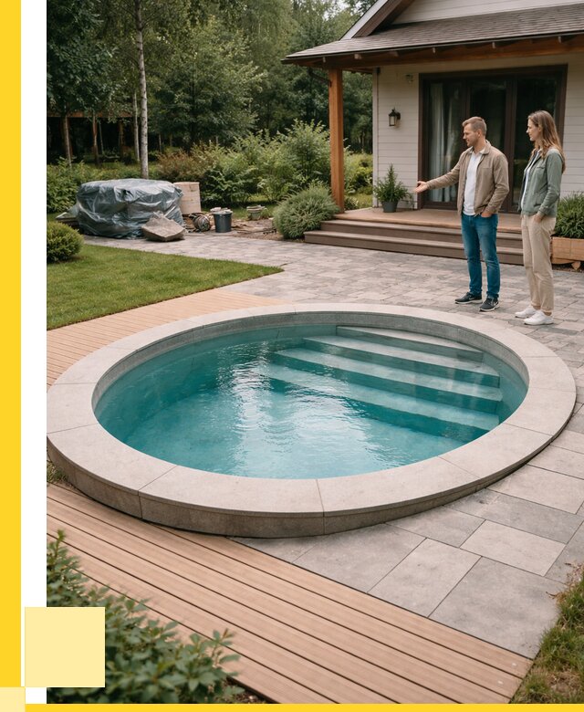 Бассейн на даче под ключ в Киселёвске от 205620 р., ЭриданКис