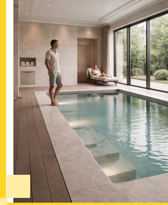 Бассейны в коттедже под ключ в Киселёвске от 1233720 р. | ЭриданКис