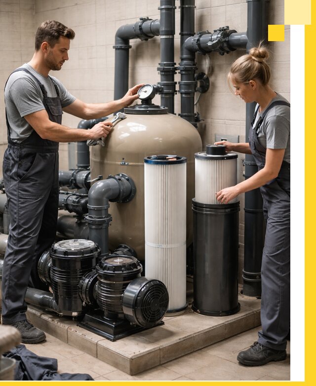 Фильтры и системы фильтрации для бассейнов в Киселёвске