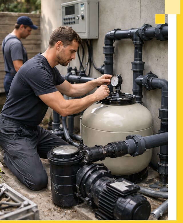 Поставка и монтаж фильтровального оборудования для бассейнов в Киселёвске