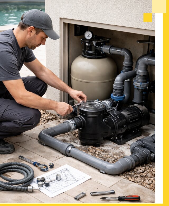 Поставка, монтаж и сервис насосов для бассейнов в Киселёвске