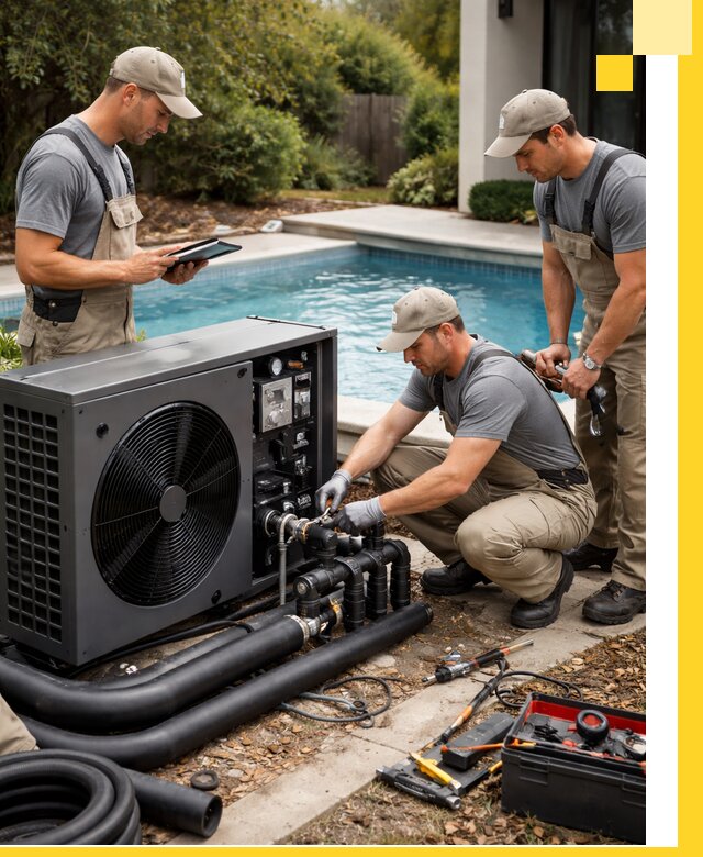 Проектирование и установка тепловых насосов для бассейнов в Киселёвске