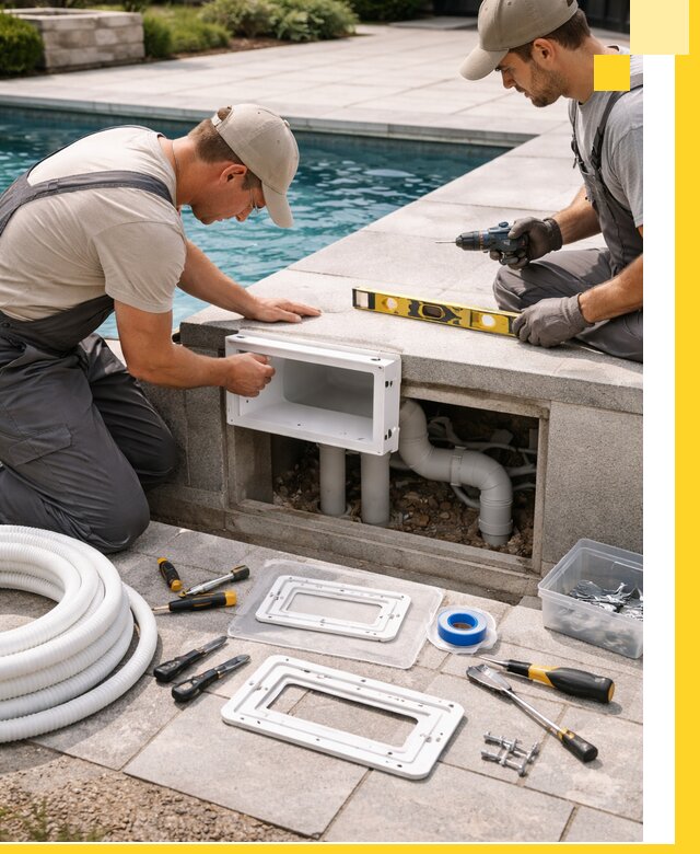 Поставка и установка скиммеров для бассейнов в Киселёвске