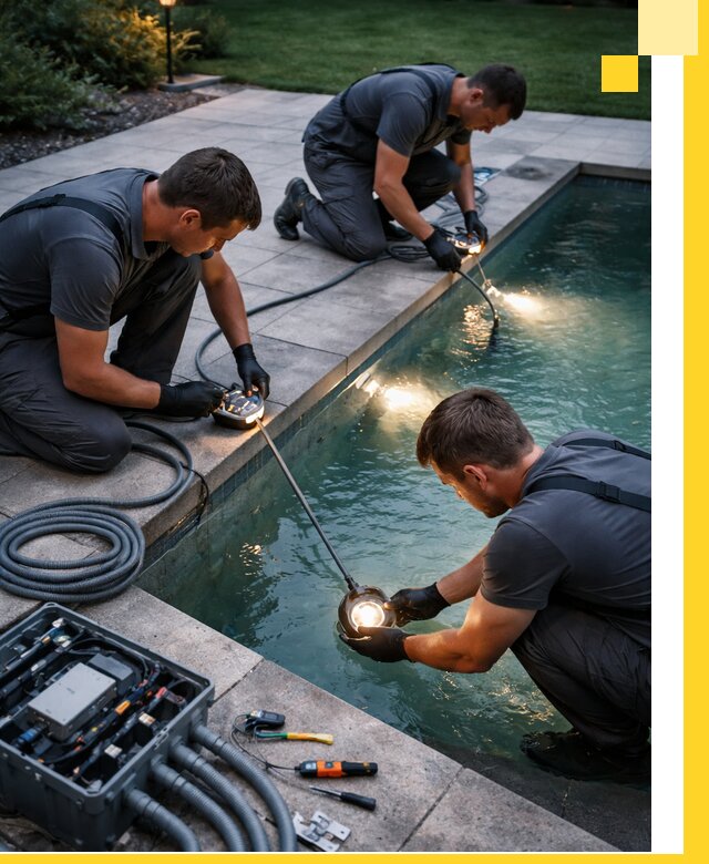 Профессиональное освещение бассейнов в Киселёвске: дизайн и монтаж