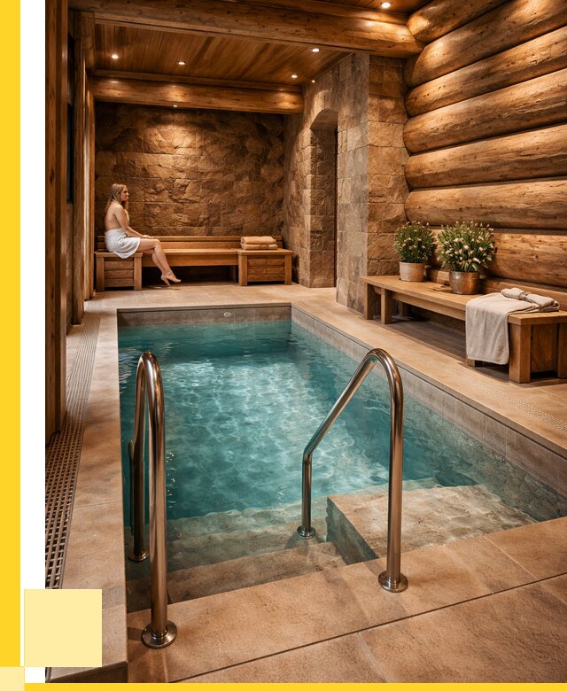 Аренда бани с бассейном в Киселёвске от 1542150 р. | ЭриданКис