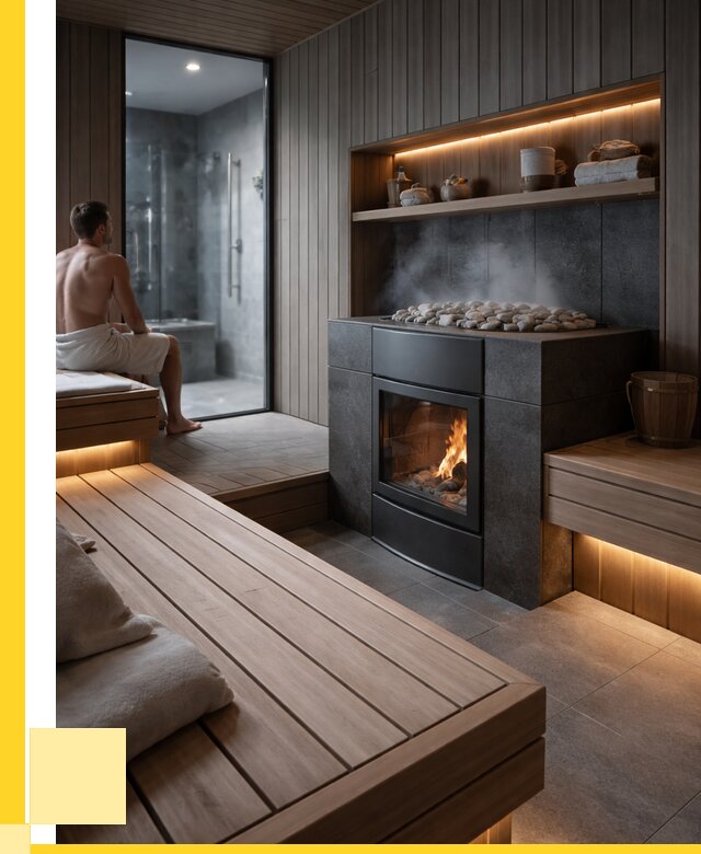 Проект сауны в частном доме в Киселёвске от 35984 р. | ЭриданКис