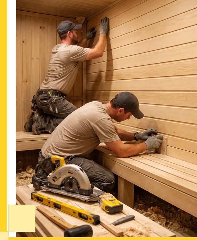 Обшивка саун вагонкой в Киселёвске от 2570 р. | ЭриданКис