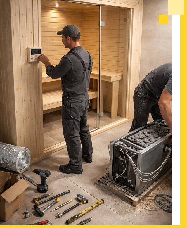 Поставка, установка и монтаж электрических саун в Киселёвске