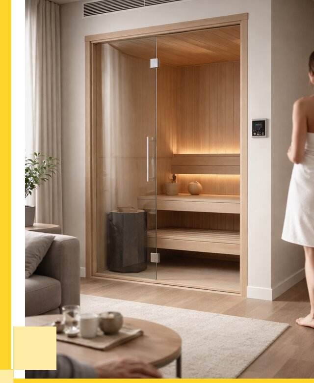 Сауна в квартире под ключ в Киселёвске от 123372 р. ЭриданКис