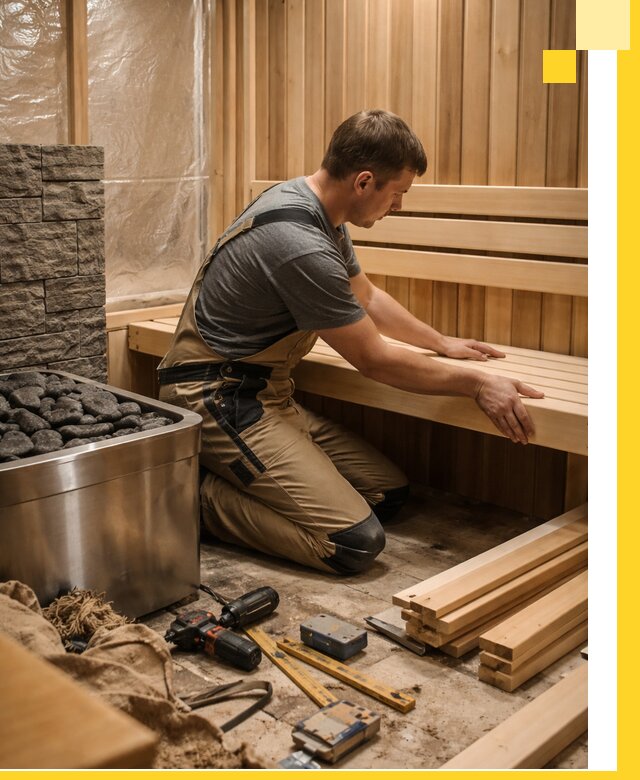 Сауны для дома под ключ с проектированием и монтажом в Киселёвске