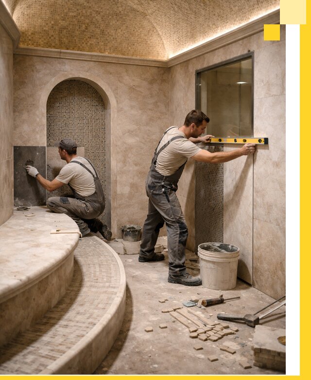 Проектирование и строительство саун с хамамом под ключ в Киселёвске