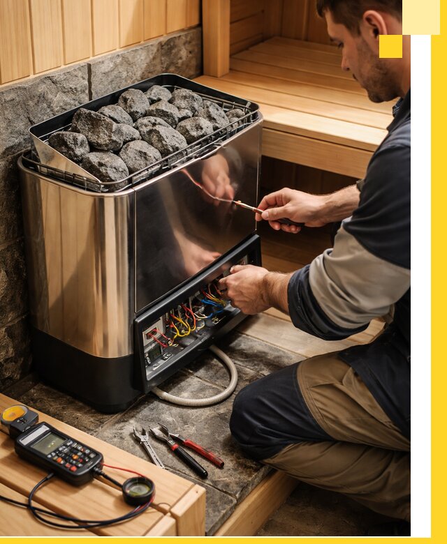 Продажа и установка электрокаменок для саун в Киселёвске