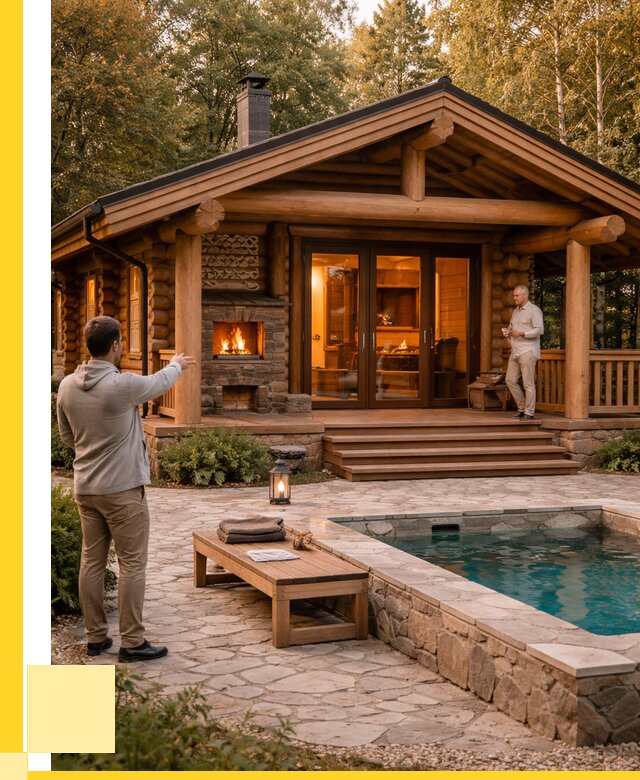 Проекты бань и хамам в Киселёвске от 25703 р. | ЭриданКис