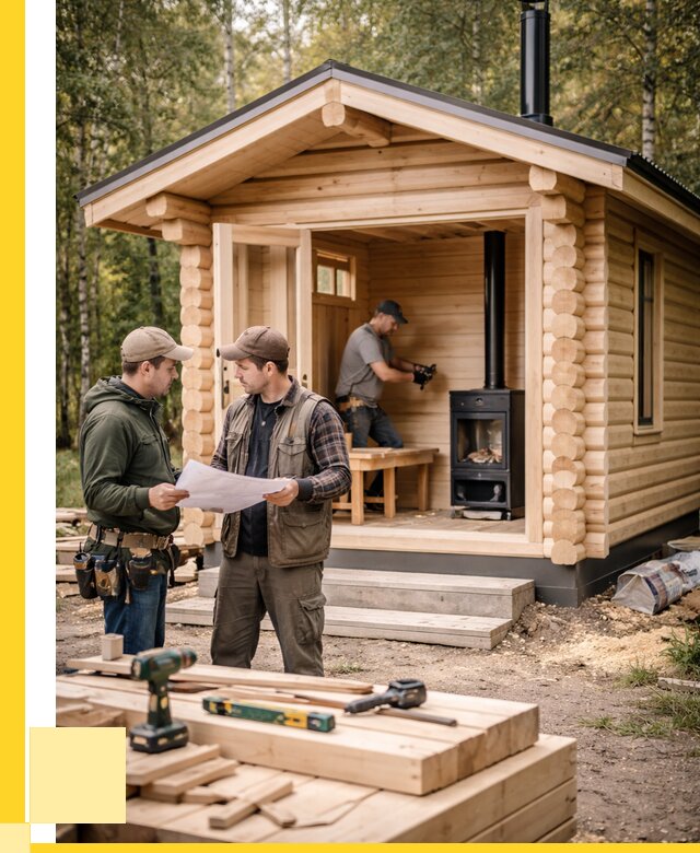 Монтаж бань под ключ в Киселёвске — от 205620 р. | ЭриданКис