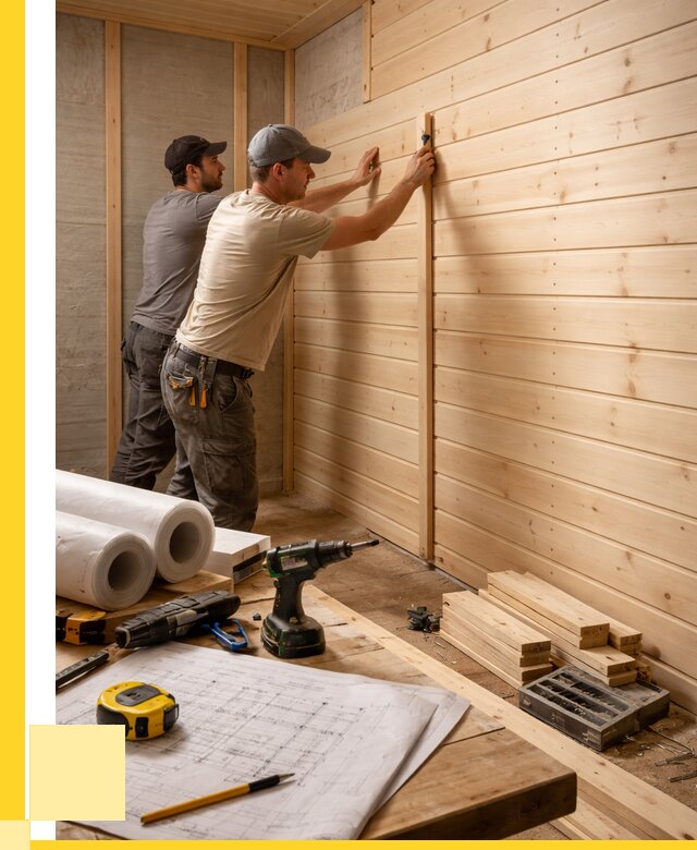 Обшивка бани вагонкой в Киселёвске от 1234 р., ЭриданКис