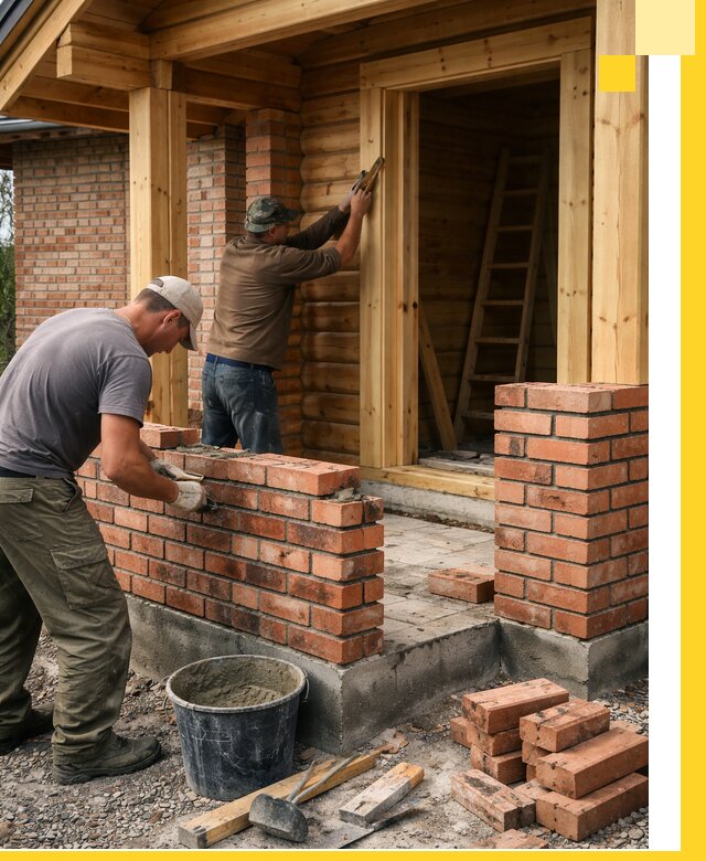 Строительство кирпичных бань под ключ в Киселёвске с гарантией качества