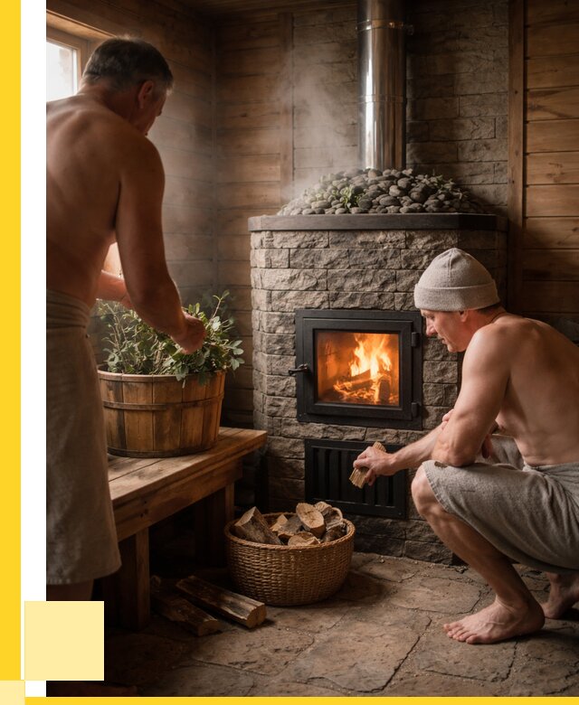 Банные печи под ключ в Киселёвске от 46265 р. | ЭриданКис кирпичная