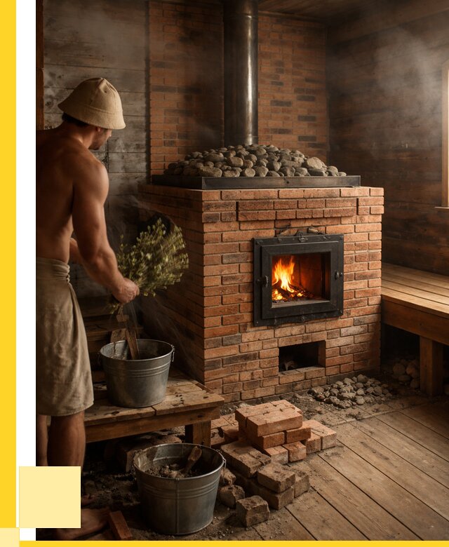 Кирпичные банные печи в Киселёвске от 92529 р. | ЭриданКис