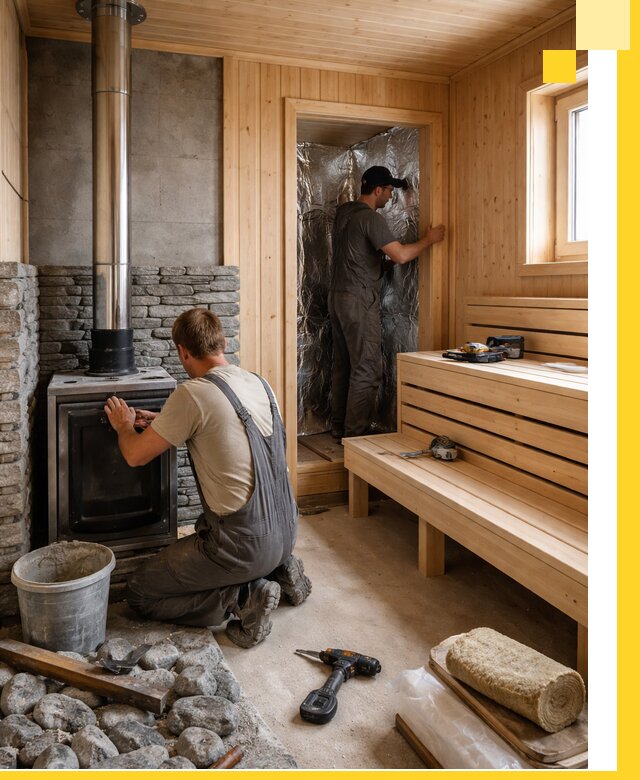 Строительство и изготовление бань под ключ в Киселёвске